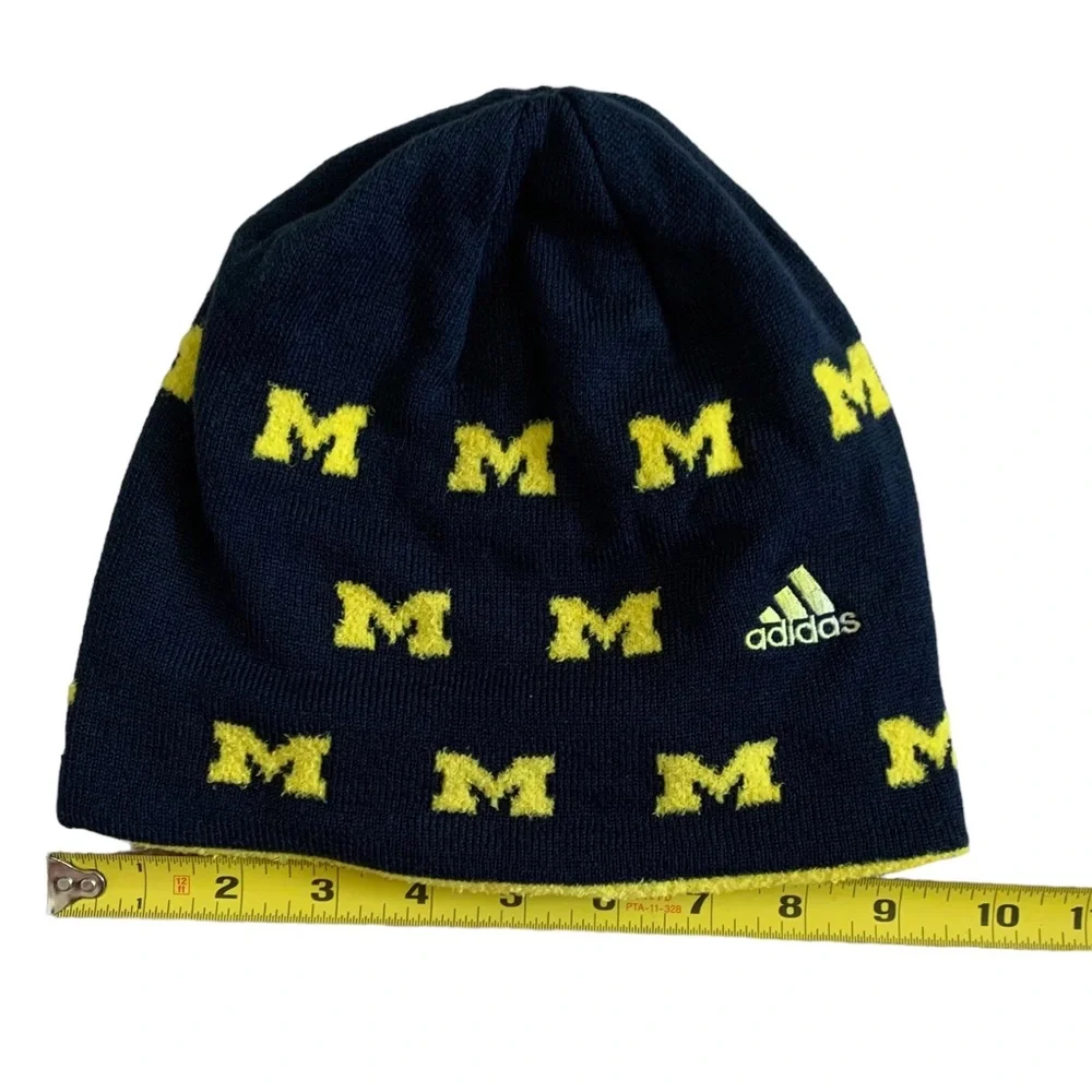 Adidas Michigan Wolverines Reversible Beanie
